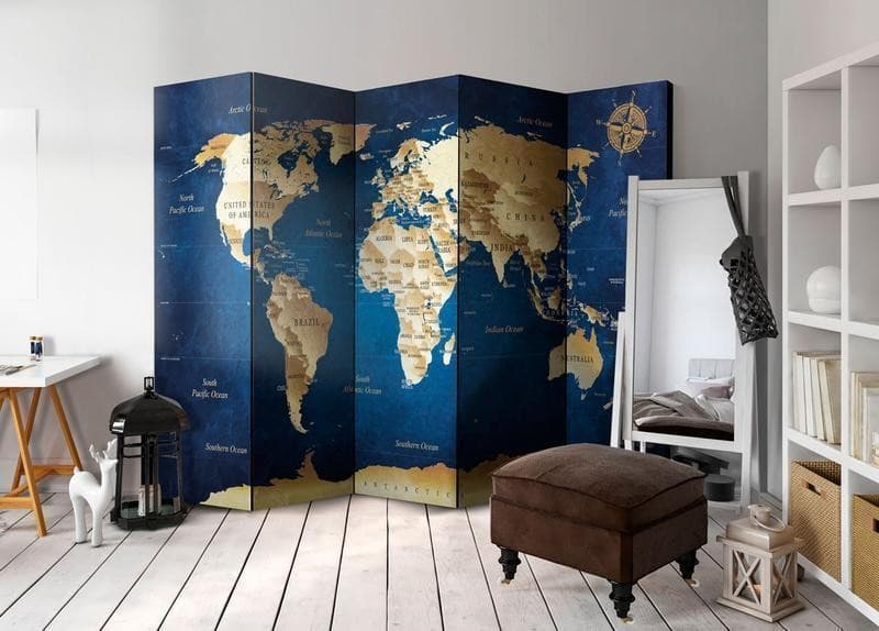 Paravento The Dark Blue Depths [divisori da interno] in Paraventi Collezione Casa - Trebisacce, commercioVirtuoso.it