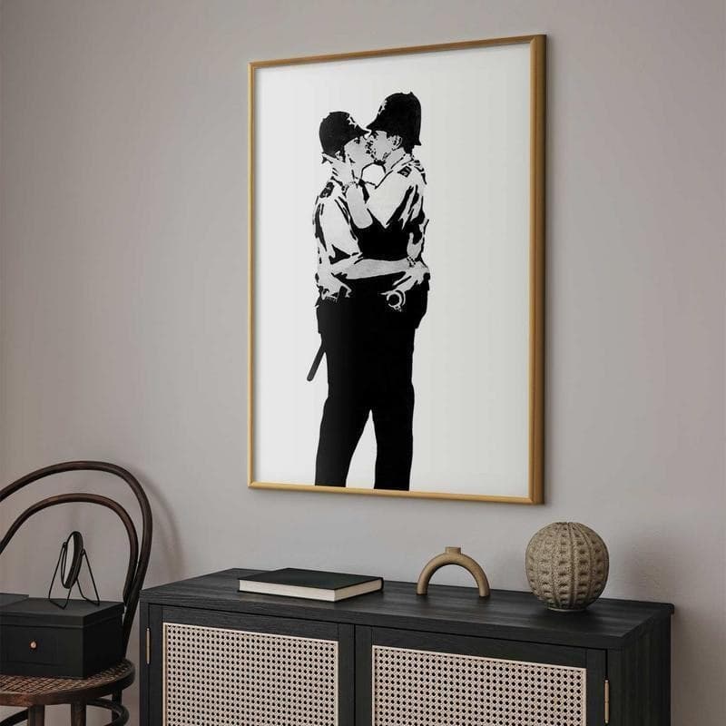 Poster - Kissing Coppers in Poster e stampe Collezione Casa - Trebisacce, commercioVirtuoso.it