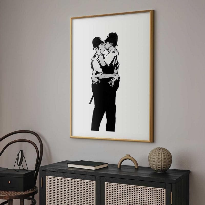 Poster - Kissing Coppers in Poster e stampe Collezione Casa - Trebisacce, commercioVirtuoso.it