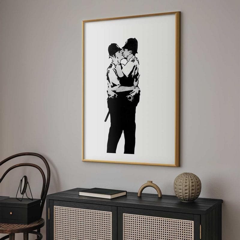 Poster - Kissing Coppers in Poster e stampe Collezione Casa - Trebisacce, commercioVirtuoso.it
