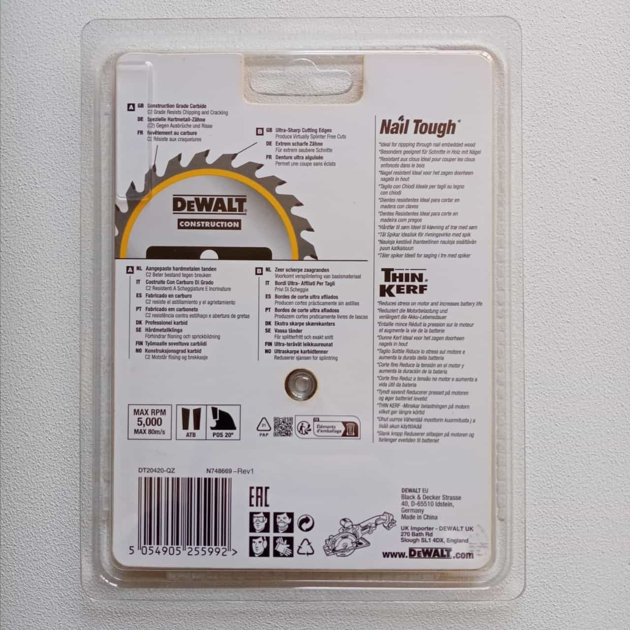 DeWALT disco per legno da 115 x 9,5mm per troncatrice portatile in Lame per seghe circolari Aloiserw.com - Altomonte, commercioVirtuoso.it