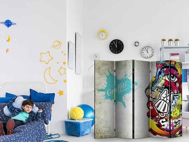 Paravento Graffiti beauty II [Room Dividers] in Paraventi Collezione Casa - Trebisacce, commercioVirtuoso.it