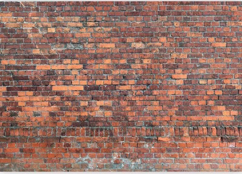 Fotomurale Vintage Wall (Red Brick) in Carta da parati Collezione Casa - Trebisacce, commercioVirtuoso.it
