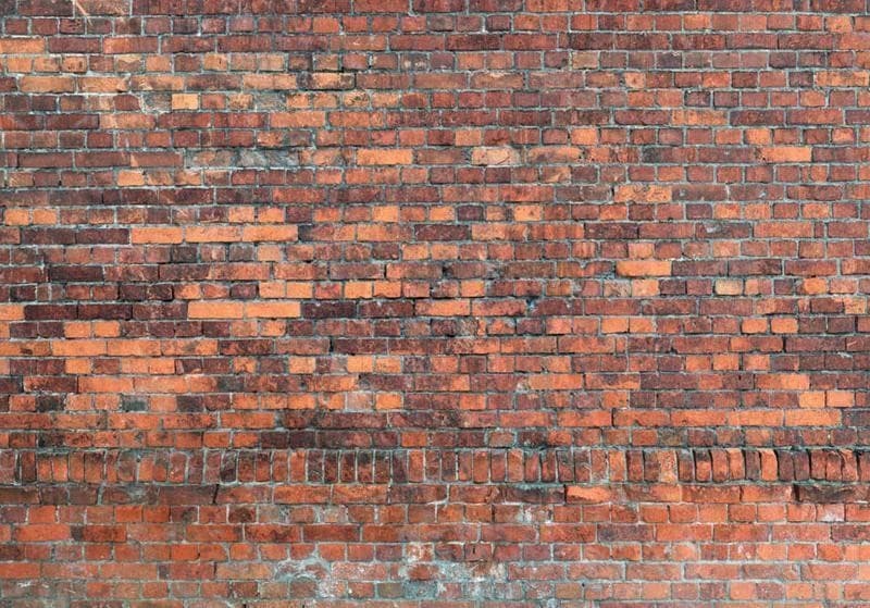Fotomurale Vintage Wall (Red Brick) in Carta da parati Collezione Casa - Trebisacce, commercioVirtuoso.it