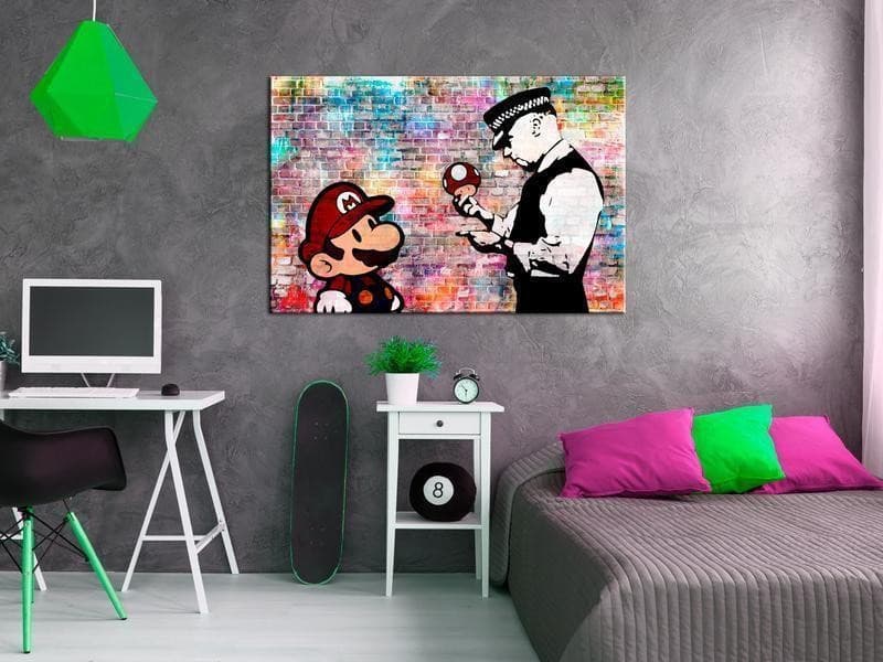 Quadro Banksy Colourful Brick in Poster e stampe Collezione Casa - Trebisacce, commercioVirtuoso.it