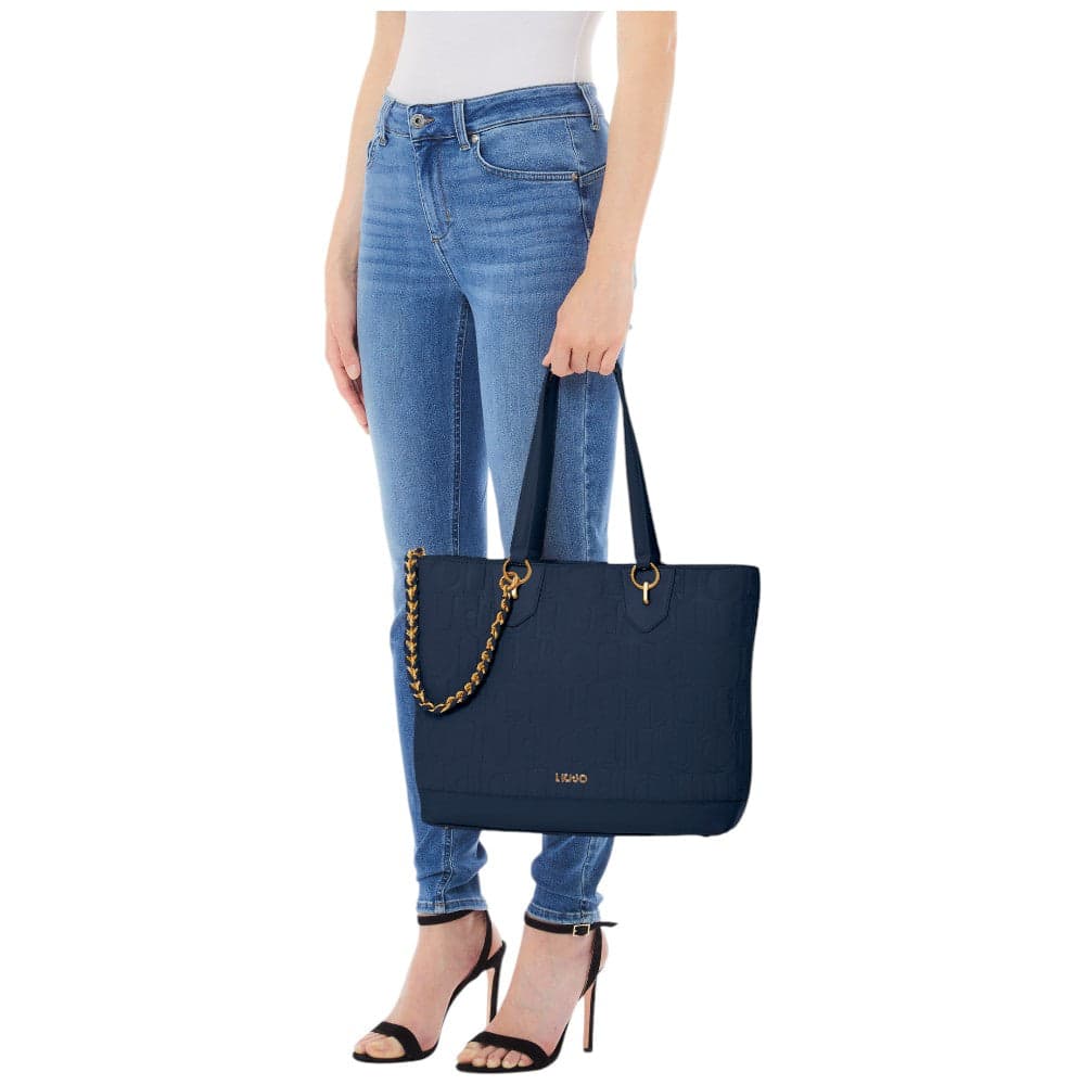 Liu Jo borsa tote blu linea Adonide AA5197E0538 Borse Liu Jo