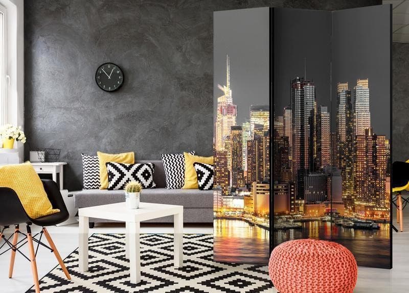 Paravento New York di notte a tre ante in Paraventi Collezione Casa - Trebisacce, commercioVirtuoso.it