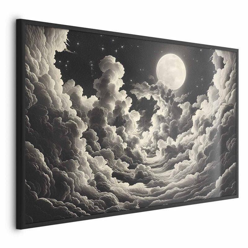 Poster - Moon and Stars Singing Among the Great Clouds in Poster e stampe Collezione Casa - Trebisacce, commercioVirtuoso.it