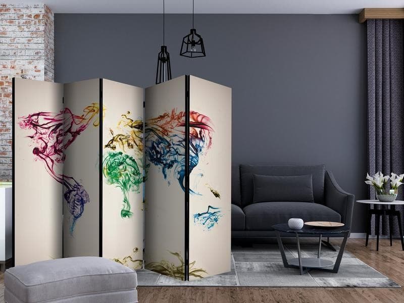 Paravento Dancing smoke trails II [Room Dividers] in Paraventi Collezione Casa - Trebisacce, commercioVirtuoso.it