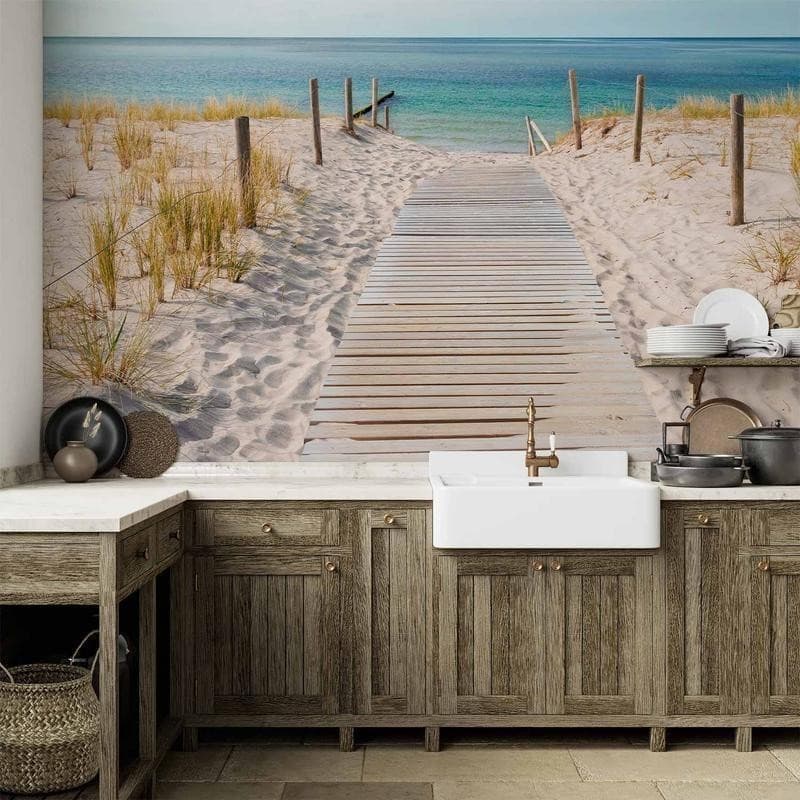 Fotomurale Vacanze al mare in Carta da parati Collezione Casa - Trebisacce, commercioVirtuoso.it