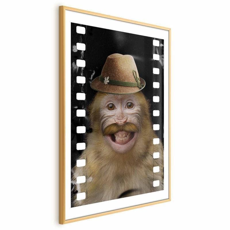 Poster - Monkey in a Hat in Poster e stampe Collezione Casa - Trebisacce, commercioVirtuoso.it