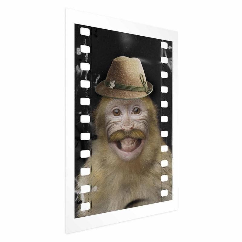 Poster - Monkey in a Hat in Poster e stampe Collezione Casa - Trebisacce, commercioVirtuoso.it