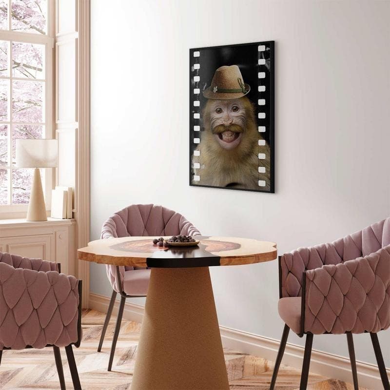 Poster - Monkey in a Hat in Poster e stampe Collezione Casa - Trebisacce, commercioVirtuoso.it