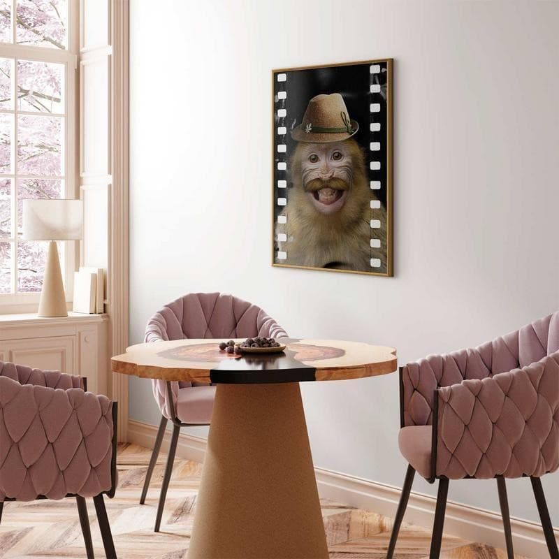 Poster - Monkey in a Hat in Poster e stampe Collezione Casa - Trebisacce, commercioVirtuoso.it