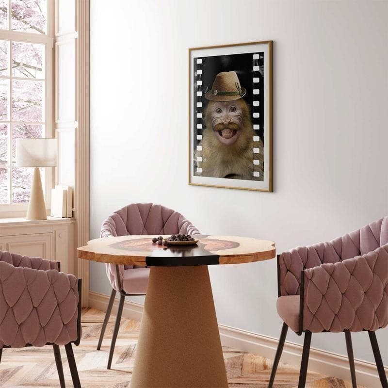 Poster - Monkey in a Hat in Poster e stampe Collezione Casa - Trebisacce, commercioVirtuoso.it