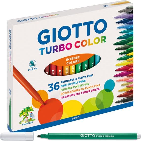 ASTUCCIO 36 PENNARELLI TURBOCOLOR GIOTTO