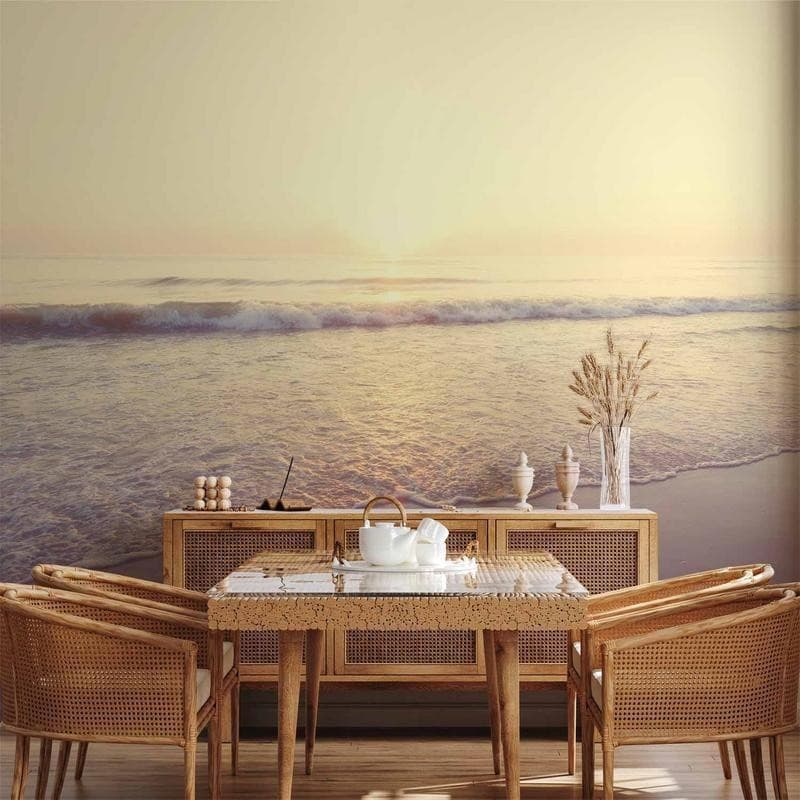 Fotomurale Morning on the Beach in Carta da parati Collezione Casa - Trebisacce, commercioVirtuoso.it