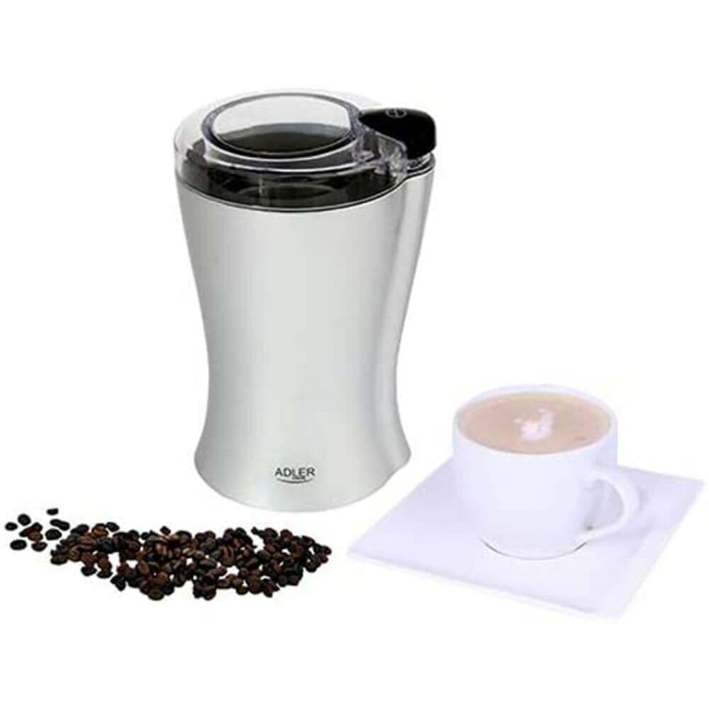 Macina Caffe Macinino Elettrico Spezie Legumi Macinacaffe Lame Acciaio 150W in Macinacaffè elettrici con lama Esplodia - Napoli, commercioVirtuoso.it
