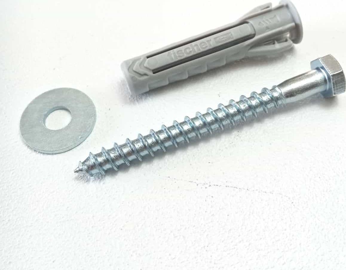 Tassello in plastica e vite TE da 10 x 80mm - 2pz in Tasselli a espansione Aloiserw.com - Altomonte, commercioVirtuoso.it