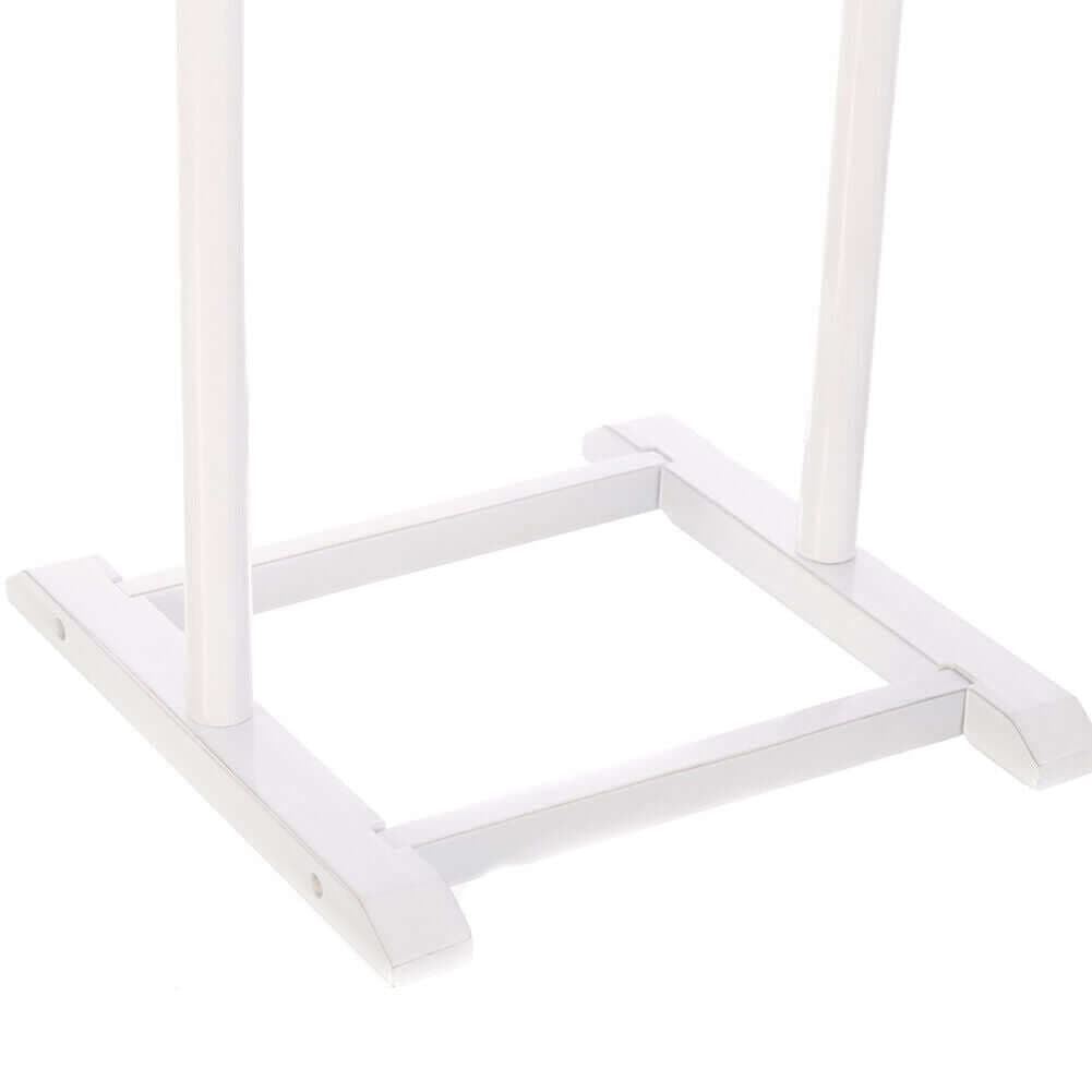 Appendiabiti Indossatore legno Pioppo Bianco Servo Muto Porta Abiti 48x36x107cm in Omini appendiabiti Esplodia - Napoli, commercioVirtuoso.it