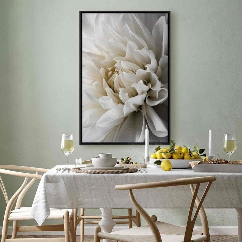 Quadro White Dahlia in Poster e stampe Collezione Casa - Trebisacce, commercioVirtuoso.it