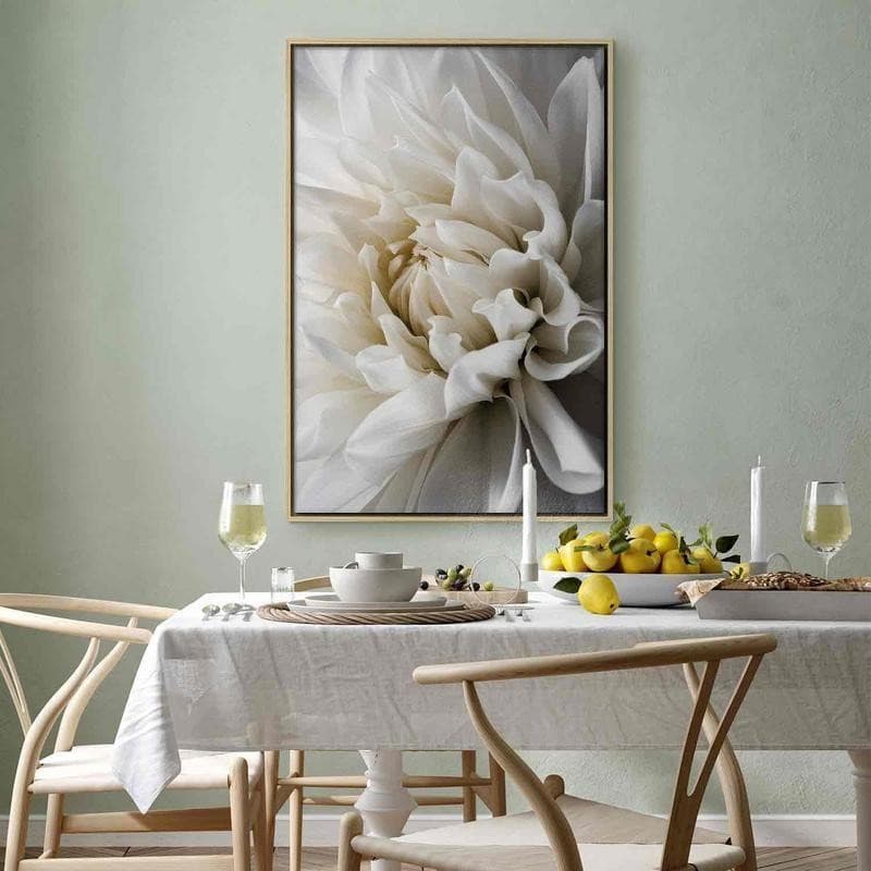 Quadro White Dahlia in Poster e stampe Collezione Casa - Trebisacce, commercioVirtuoso.it