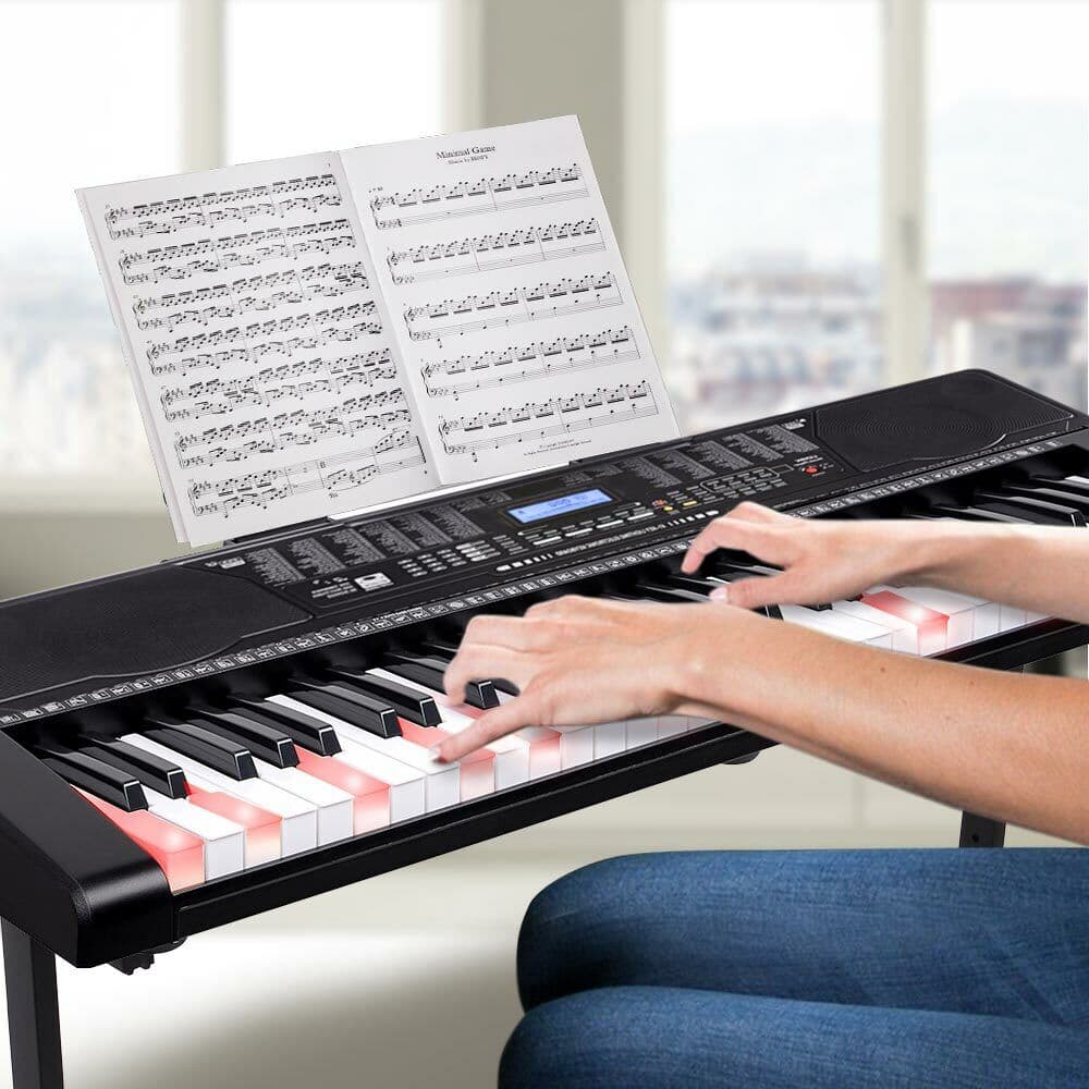 Tastiera Musicale Pianola Elettronica 61 Tasti Luminosi con Supporto e Sgabello in Supporti Esplodia - Napoli, commercioVirtuoso.it