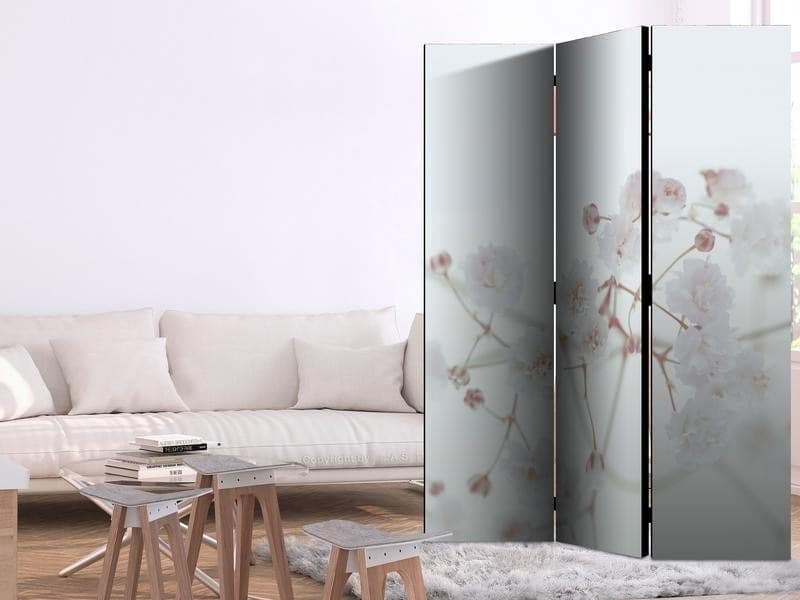 Paravento White Flowers [divisori da interno] in Paraventi Collezione Casa - Trebisacce, commercioVirtuoso.it