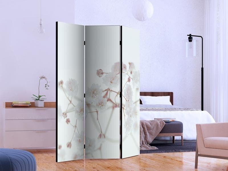 Paravento White Flowers [divisori da interno] in Paraventi Collezione Casa - Trebisacce, commercioVirtuoso.it