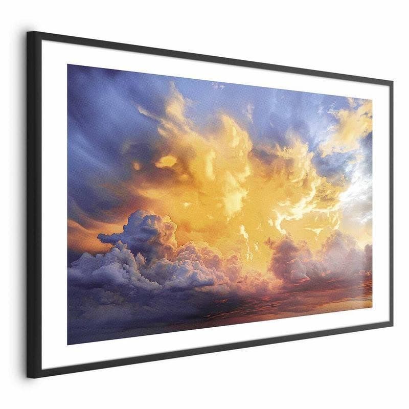 Poster - Beautiful Sunset - clouds in warm shades in Poster e stampe Collezione Casa - Trebisacce, commercioVirtuoso.it