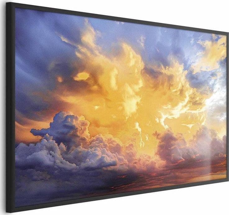 Poster - Beautiful Sunset - clouds in warm shades in Poster e stampe Collezione Casa - Trebisacce, commercioVirtuoso.it