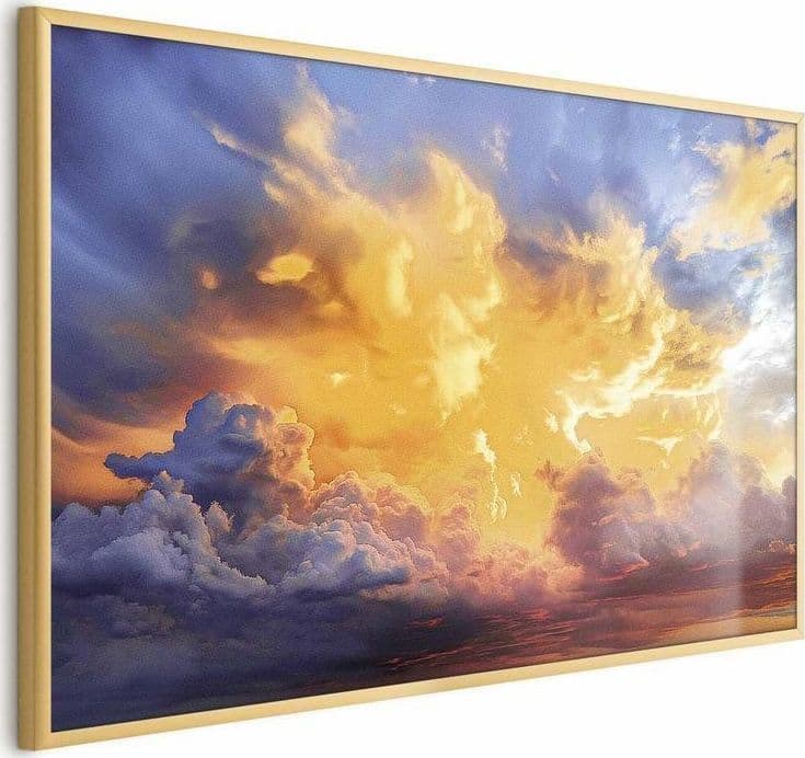 Poster - Beautiful Sunset - clouds in warm shades in Poster e stampe Collezione Casa - Trebisacce, commercioVirtuoso.it