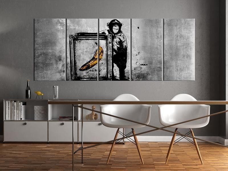 Quadro Banksy Monkey with Frame in Poster e stampe Collezione Casa - Trebisacce, commercioVirtuoso.it