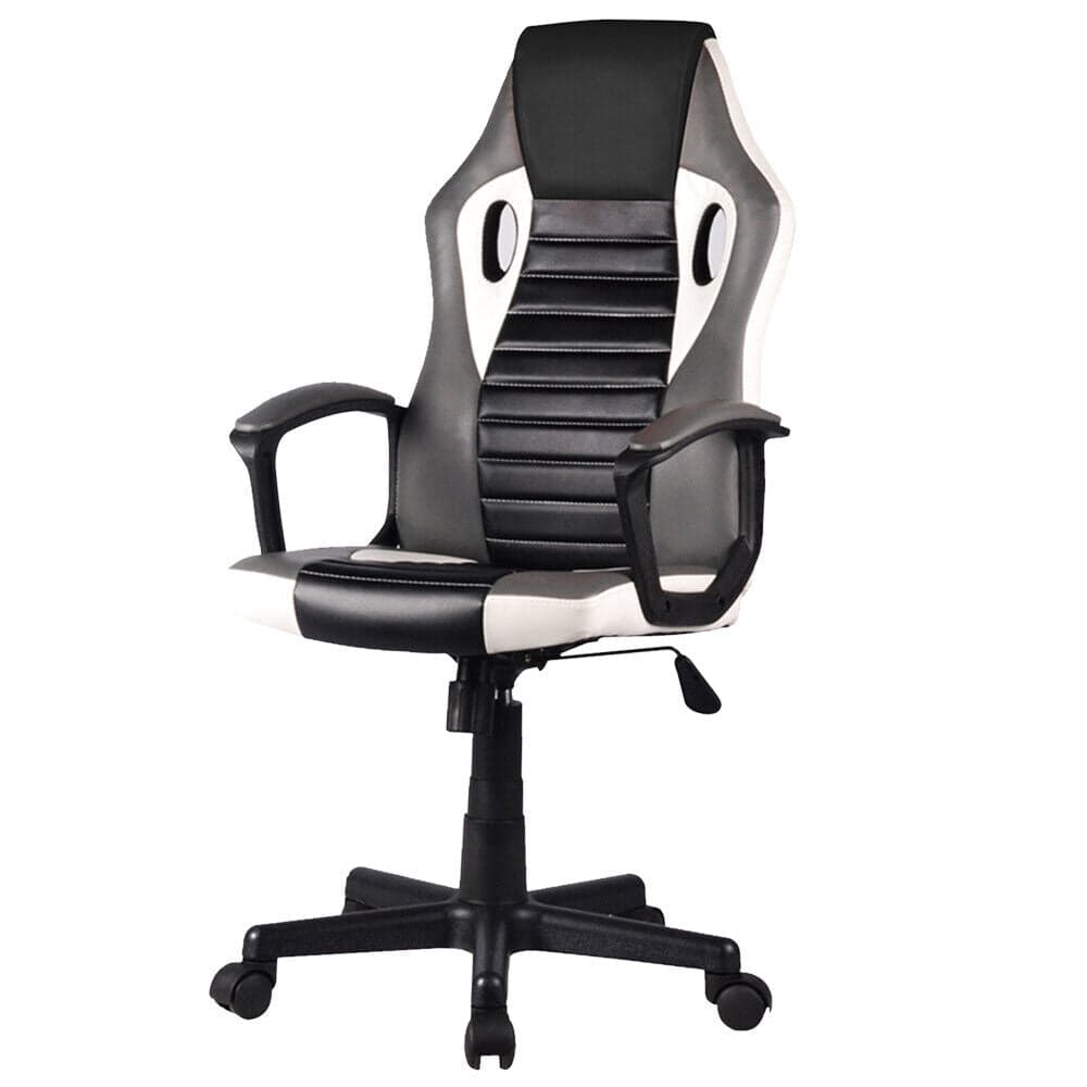 Sedia Poltrona Gaming Scrivana Ufficio Casa Regolabile Girevole Direzionale Grey in Sedie da scrivania Esplodia - Napoli, commercioVirtuoso.it