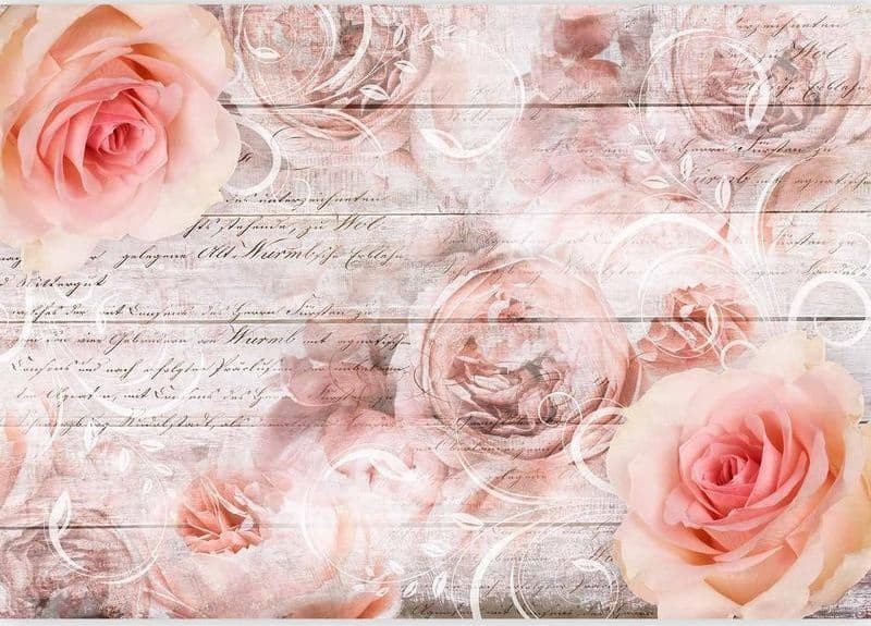 Fotomurale Rose Work in Carta da parati Collezione Casa - Trebisacce, commercioVirtuoso.it