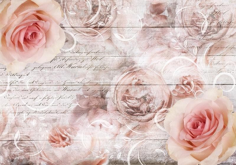 Fotomurale Rose Work in Carta da parati Collezione Casa - Trebisacce, commercioVirtuoso.it