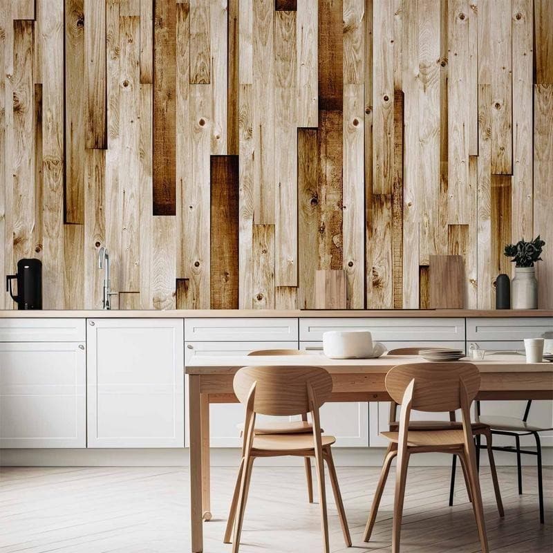 Fotomurale Tavole di legno in Carta da parati Collezione Casa - Trebisacce, commercioVirtuoso.it