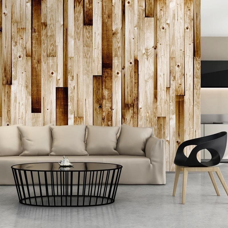 Fotomurale Tavole di legno in Carta da parati Collezione Casa - Trebisacce, commercioVirtuoso.it