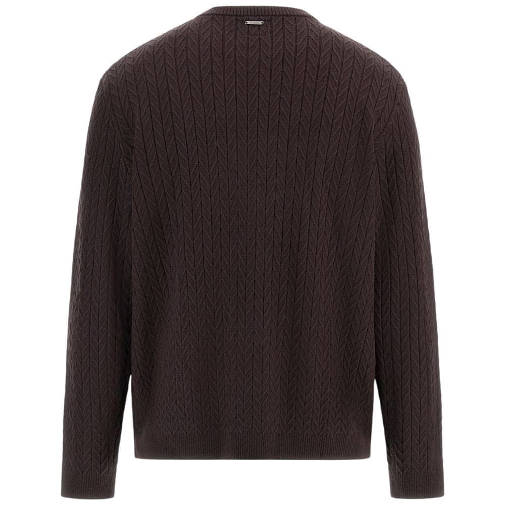 Guess pullover marrone IVAN CHEVRON M5BR41 Z2ZK2 G1H3 in Felpe senza cappuccio Prodotti di Classe - Nocera Superiore, commercioVirtuoso.it