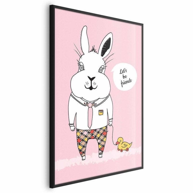 Poster - Rabbits Friend in Poster e stampe Collezione Casa - Trebisacce, commercioVirtuoso.it