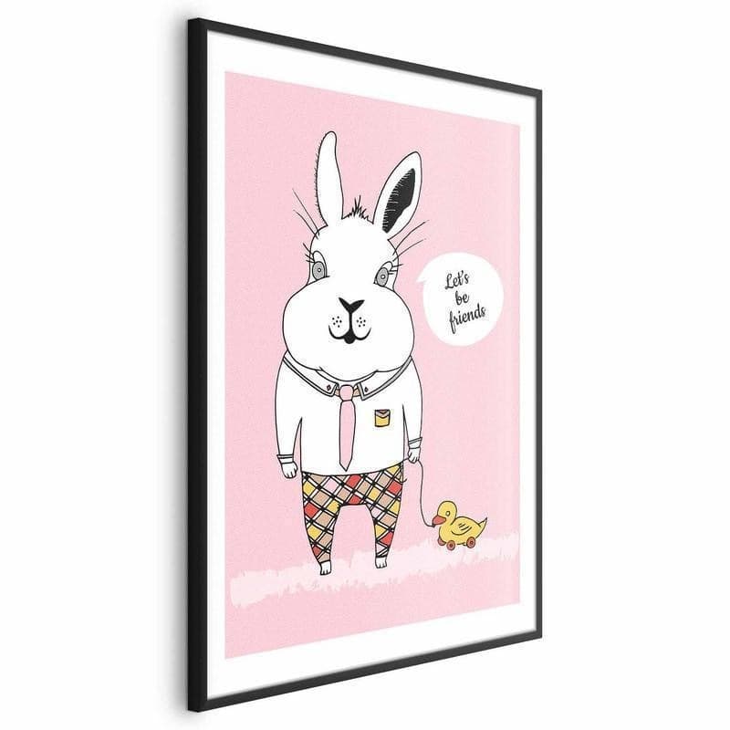 Poster - Rabbits Friend in Poster e stampe Collezione Casa - Trebisacce, commercioVirtuoso.it