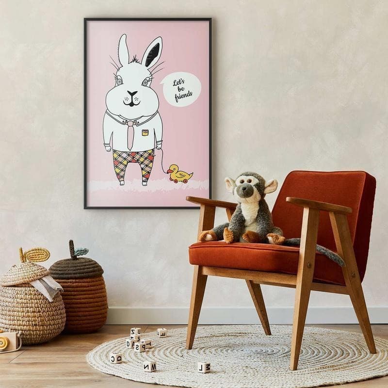Poster - Rabbits Friend in Poster e stampe Collezione Casa - Trebisacce, commercioVirtuoso.it