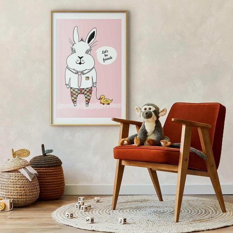 Poster - Rabbits Friend in Poster e stampe Collezione Casa - Trebisacce, commercioVirtuoso.it