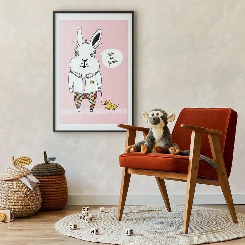 Poster - Rabbits Friend in Poster e stampe Collezione Casa - Trebisacce, commercioVirtuoso.it