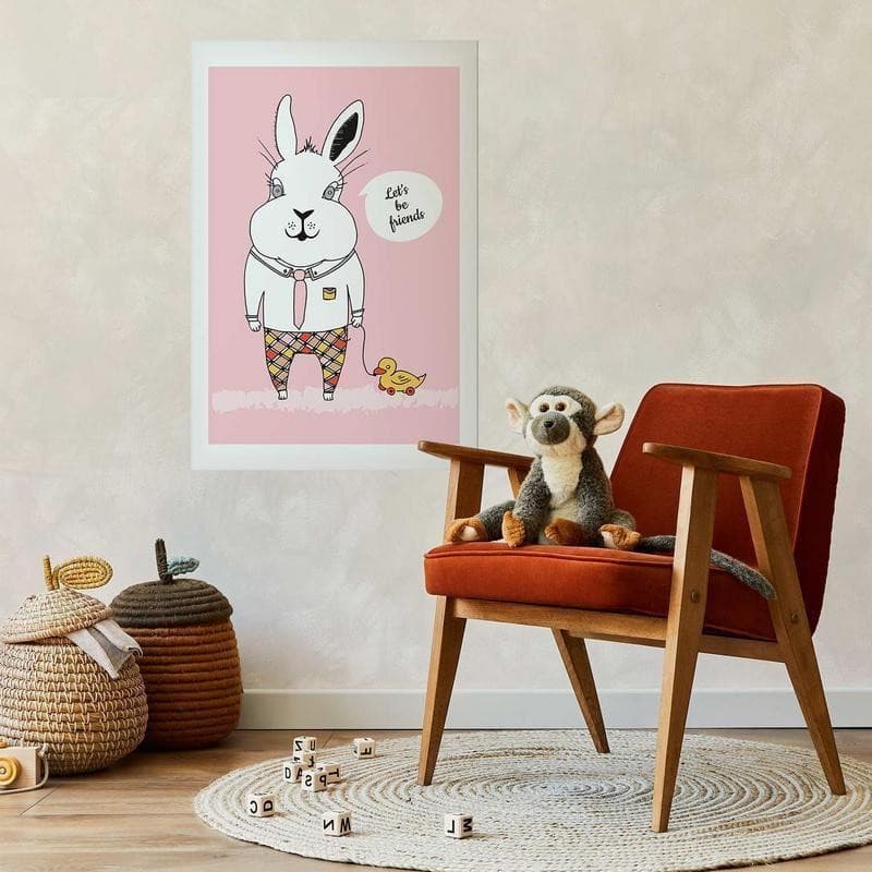 Poster - Rabbits Friend in Poster e stampe Collezione Casa - Trebisacce, commercioVirtuoso.it