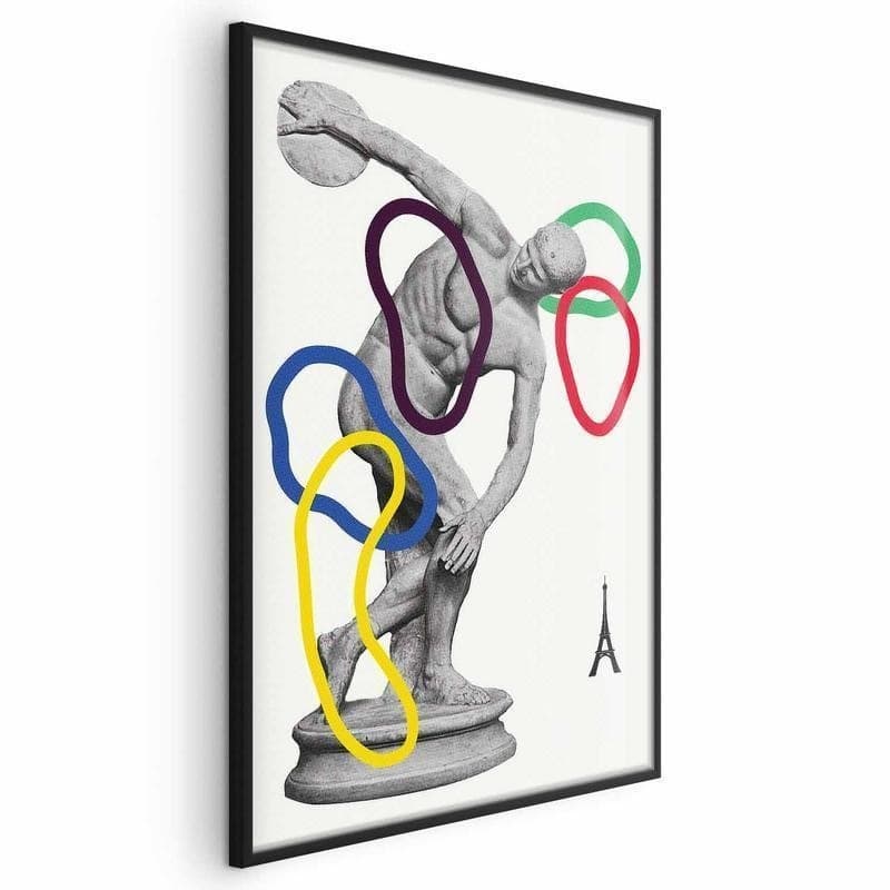 Poster - Collage Graphic - Discus Thrower - Sculpture in Poster e stampe Collezione Casa - Trebisacce, commercioVirtuoso.it