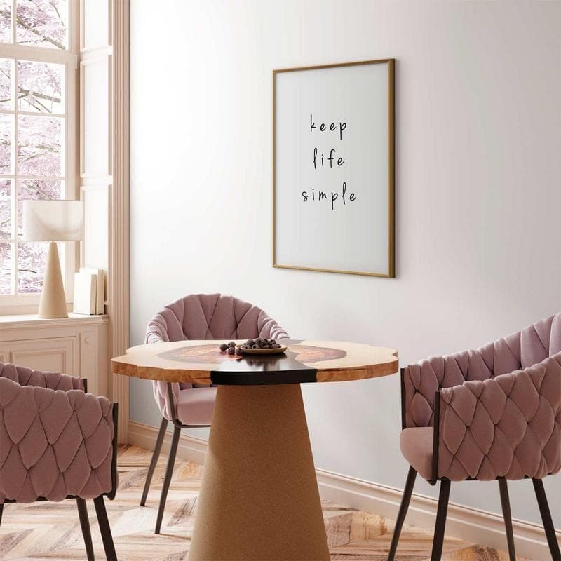 Poster - Keep Life Simple in Poster e stampe Collezione Casa - Trebisacce, commercioVirtuoso.it