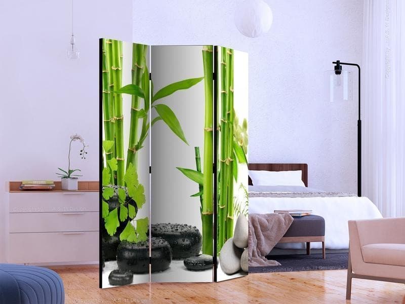 Paravento Bamboos and Stones [divisori da interno] in Paraventi Collezione Casa - Trebisacce, commercioVirtuoso.it