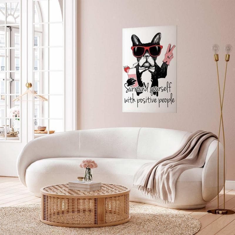 Poster - Surround Yourself with Positive People in Targhe e cartelli Collezione Casa - Trebisacce, commercioVirtuoso.it