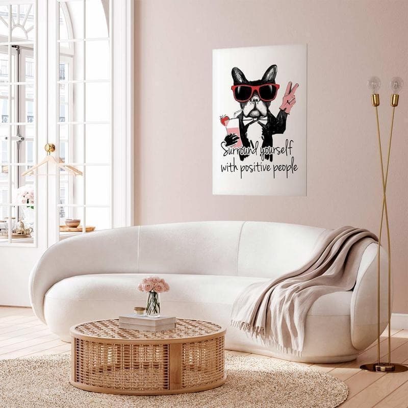 Poster - Surround Yourself with Positive People in Targhe e cartelli Collezione Casa - Trebisacce, commercioVirtuoso.it